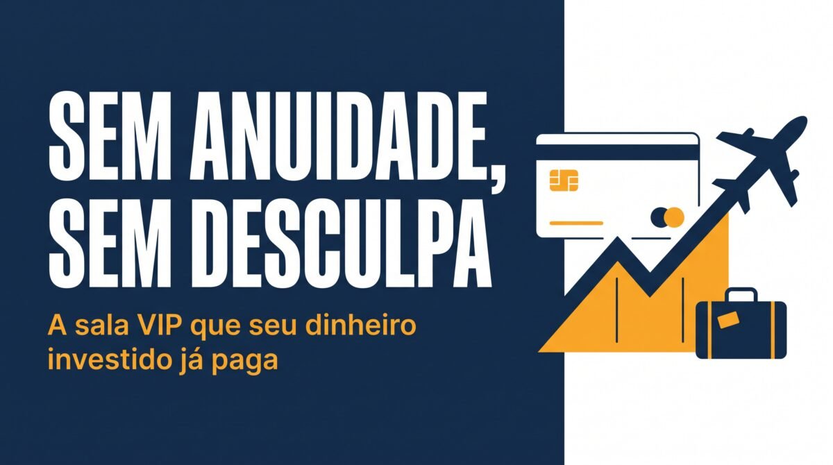 Cartão Azul Infinite com ilustração de avião em voo e etiqueta de bagagem, capa sobre acúmulo de milhas Azul Fidelidade